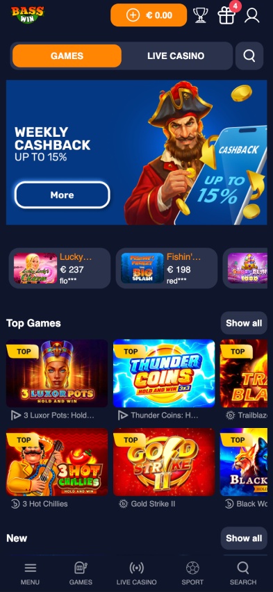 BassWin games