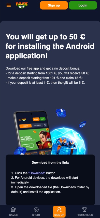 Bass Win app